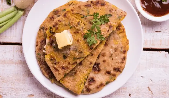 Paratha with Honey or Butter - aamtravels.com